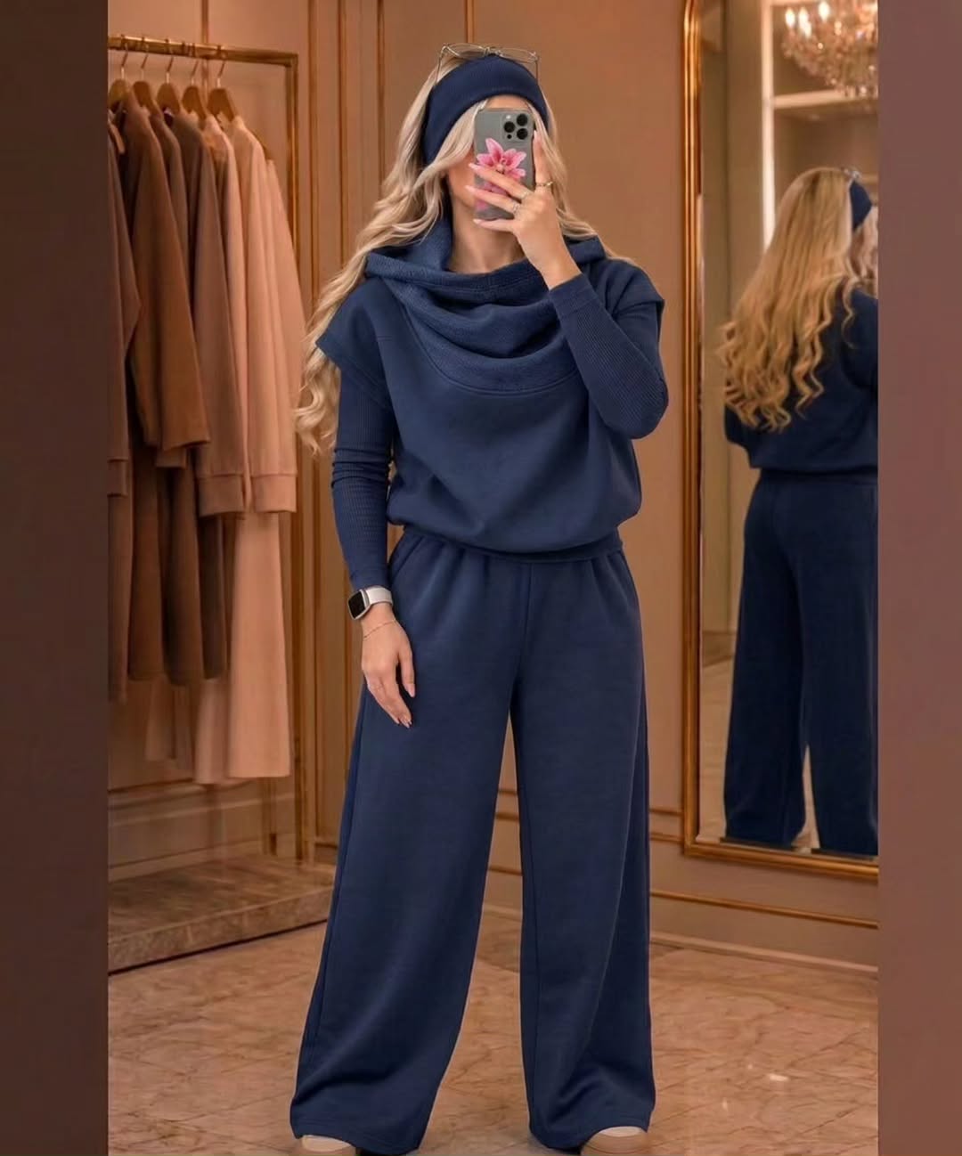 ست وست و شلوار دو یقه ملیحه 💞