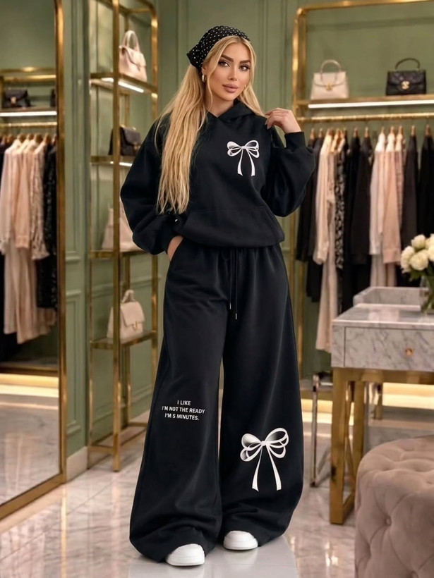 ست هودی و شلوار باکسی 💞