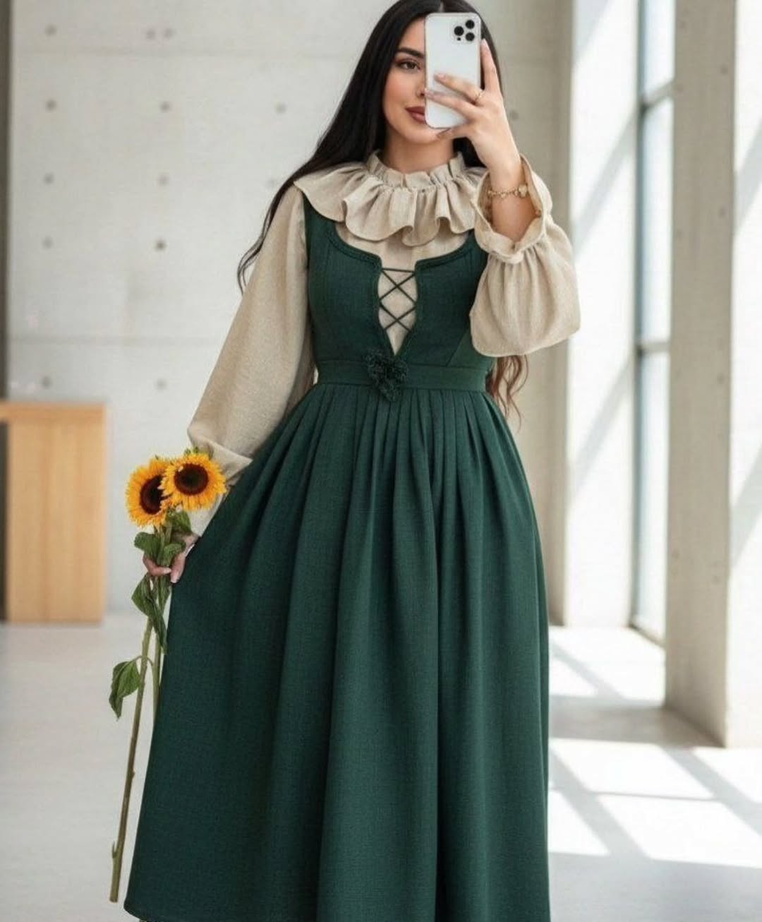 شومیز سارافون مروارید - Image 4