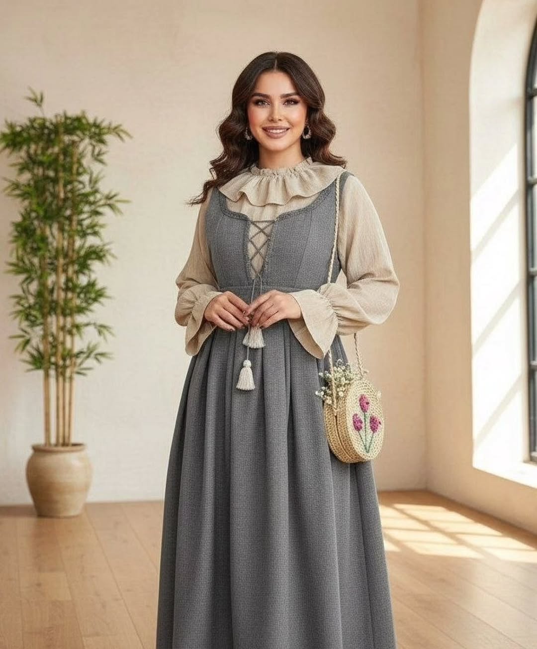 شومیز سارافون مروارید - Image 2