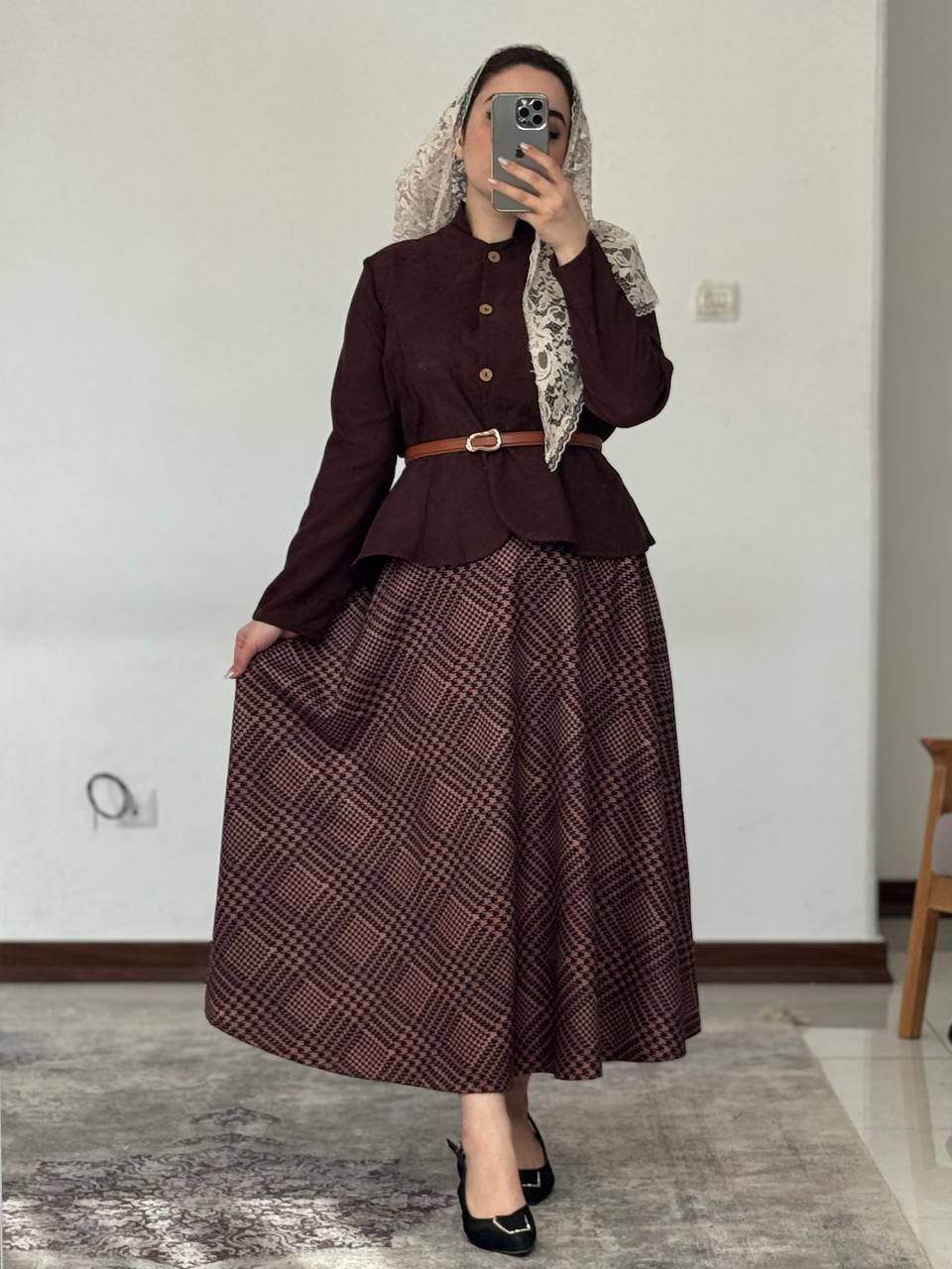 کت دامن مزونی دل آرام - Image 3