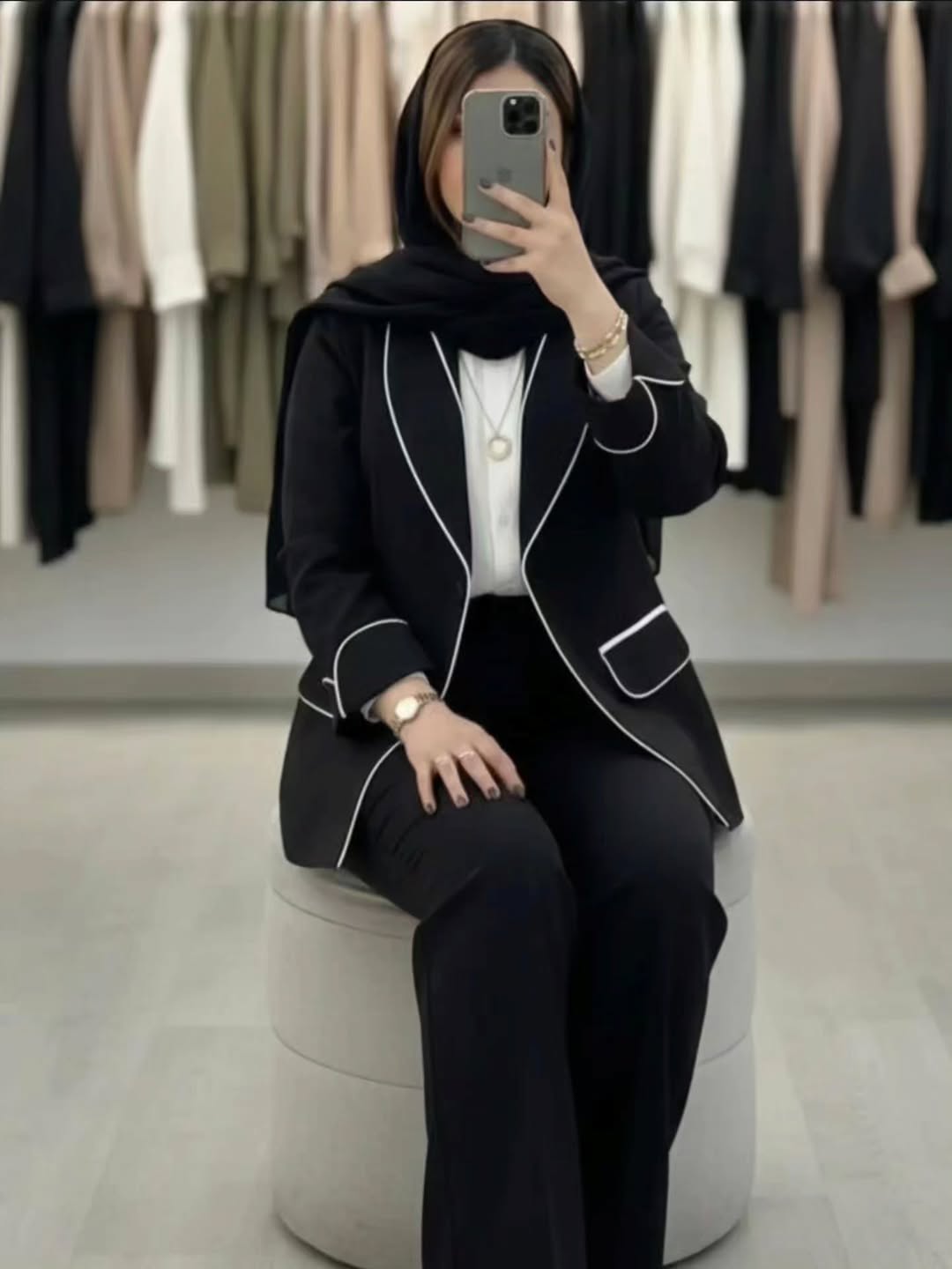 کت شلوار مغزی دوزی وانیک - Image 3