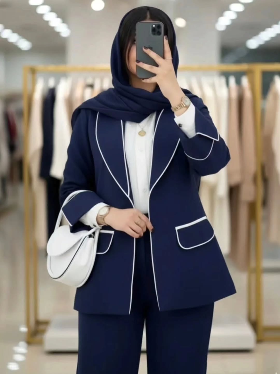 کت شلوار مغزی دوزی وانیک - Image 5