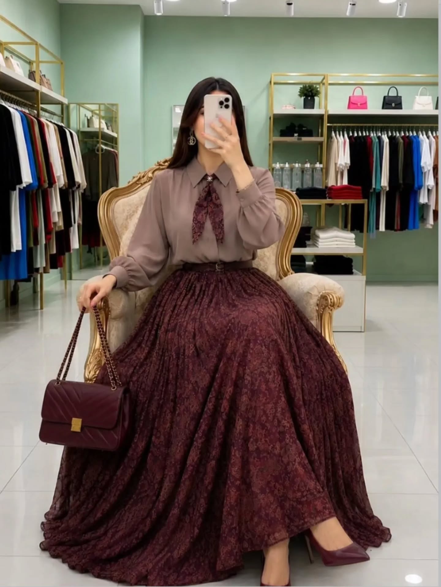 شومیز دامن هیوا - Image 2